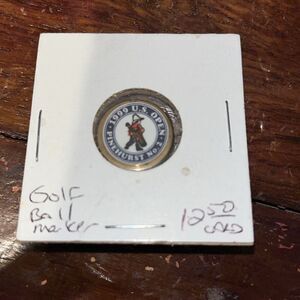 New 5/8” Collectable 1999 US Open Pinehurst Putter Boy Golf ball pocket marker